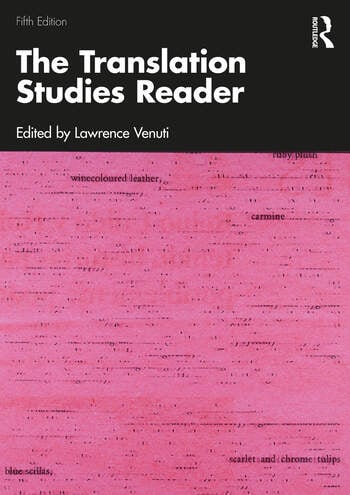 The Translation Studies Reader Edited By Lawrence Venuti