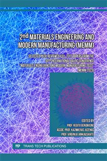 2nd Materials Engineering and Modern Manufacturing (MeMM)