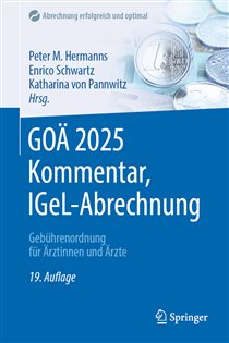 GOÄ 2025 Kommentar, IGeL-Abrechnung (19th ed.)