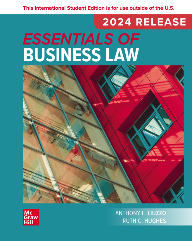 Essentials of Business Law: 2024 Release by Anthony Liuzzo