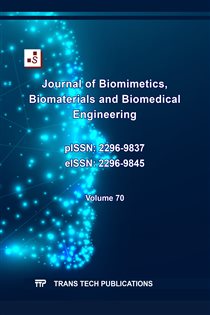 Journal of Biomimetics, Biomaterials and Biomedical Engineering Vol. 70