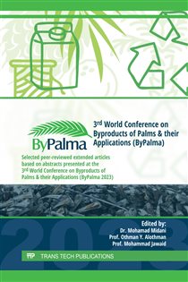 3rd World Conference on Byproducts of Palms & their Applications (ByPalma)